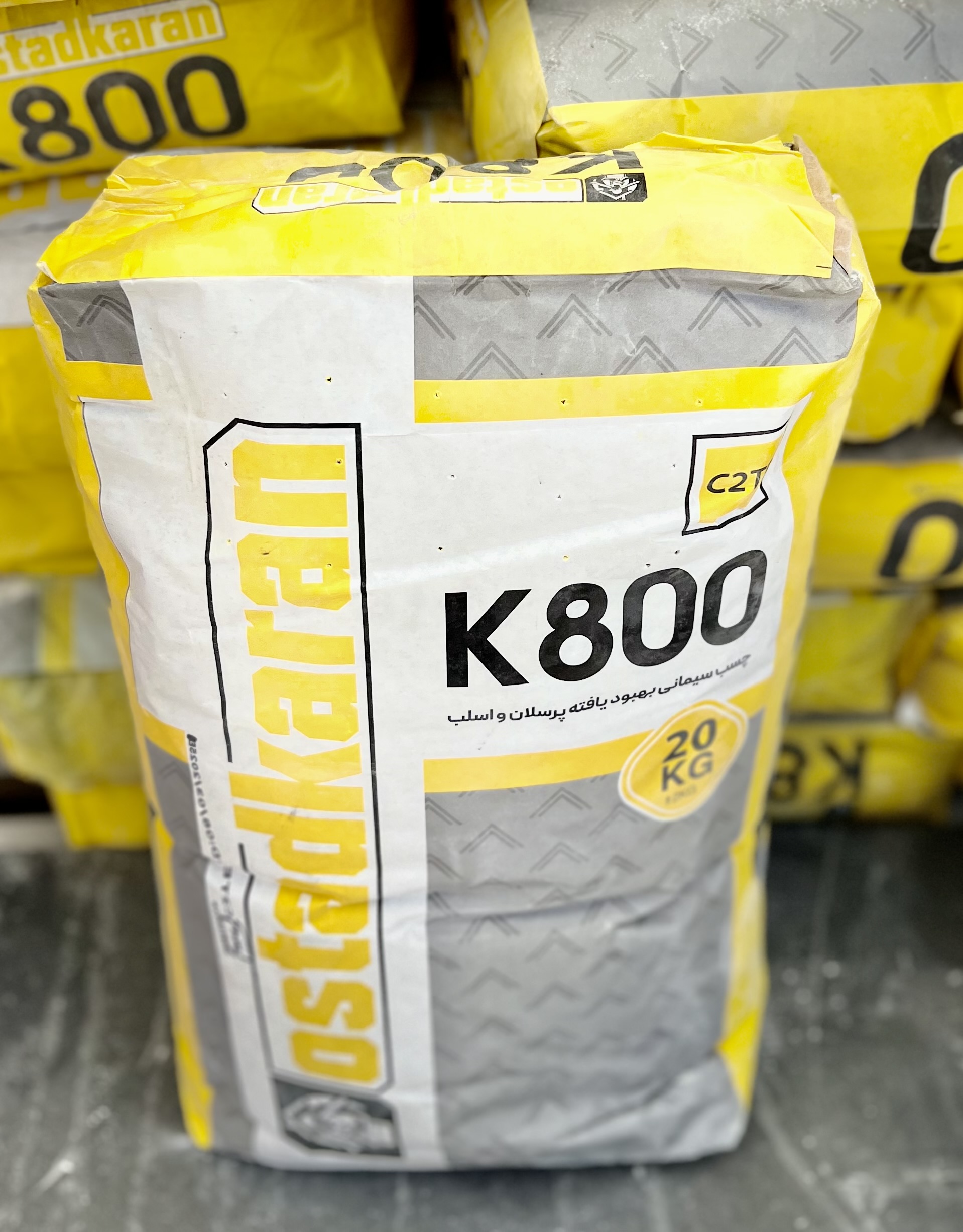 چسب کاشی k800 استادکاران